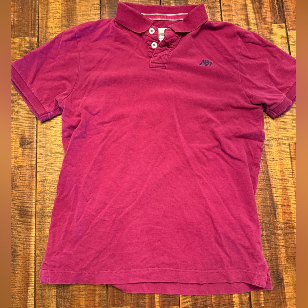 Aeropostale Pink Polo Shirt
